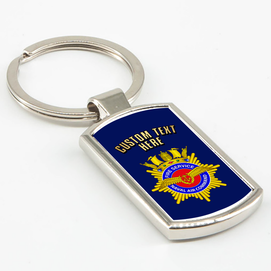 Aircraft Handler - Naval Air Command Fire Service Key Ring