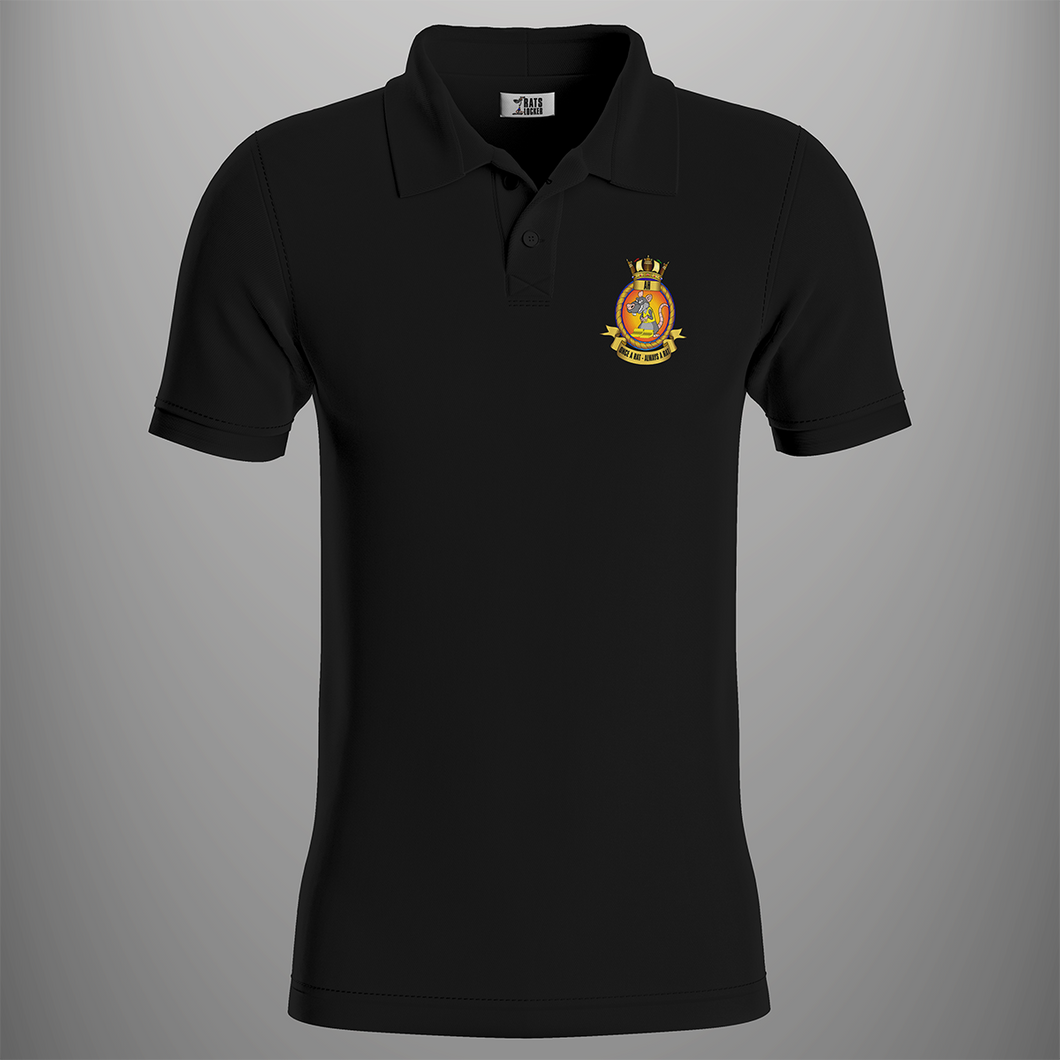 Aircraft Handler 'Once A Rat' Embroidered Polo Shirt