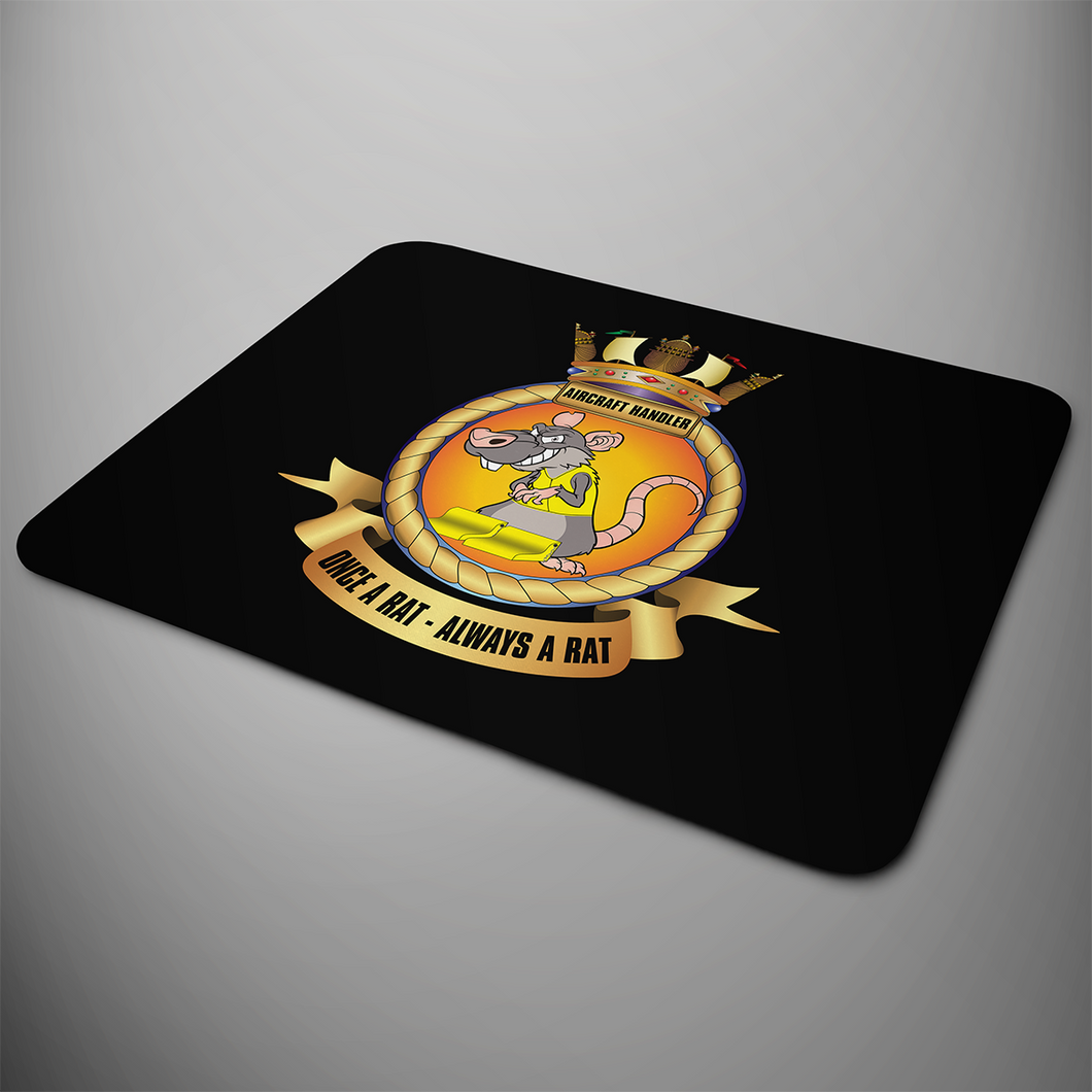 Aircraft Handler 'Once A Rat - Always A Rat' Mouse Mat