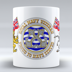 Royal Navy Veteran 'Proud to Have Served' Mug