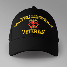 Load image into Gallery viewer, Queen Alexandra&#39;s Royal Naval Nursing Service Veteran - Personalised Baseball Cap
