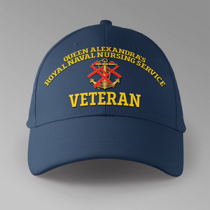 Queen Alexandra's Royal Naval Nursing Service Veteran - Personalised Baseball Cap