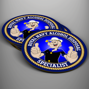 Royal Navy Alcohol Disposal Specialist Coaster