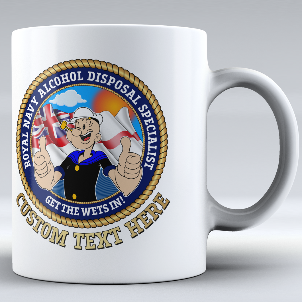 Royal Navy Alcohol Disposal Specialist - Personalised Mug