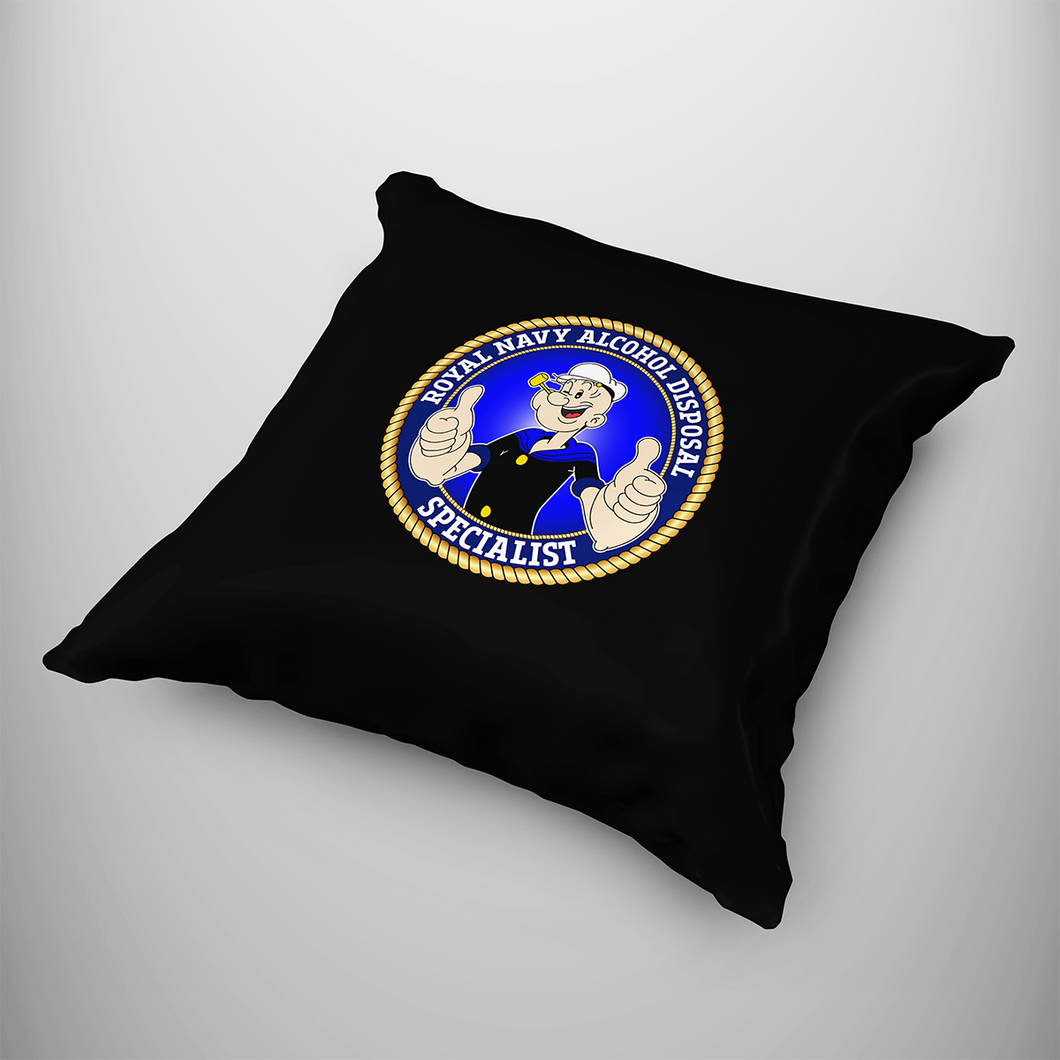 Royal Navy 'Alcohol Disposal Specialist' Cushion Cover