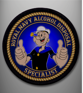 Royal Navy 'Alcohol Disposal Specialist' Sew on Badge