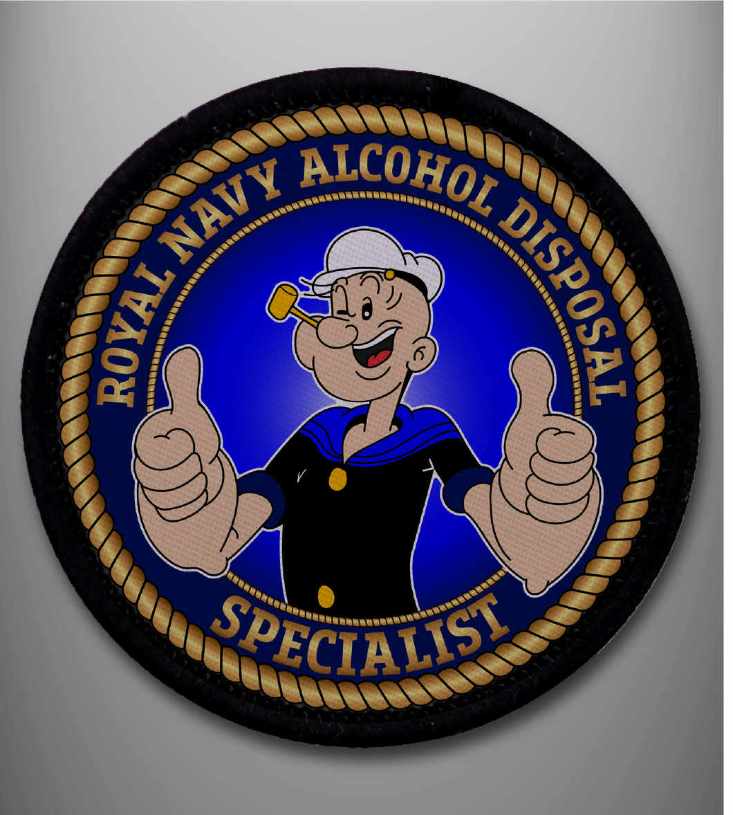 Royal Navy 'Alcohol Disposal Specialist' Sew on Badge