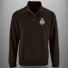 Load image into Gallery viewer, Royal Navy &#39;Anchors Crest&#39; Zip Neck Sweatshirt
