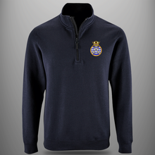 Load image into Gallery viewer, Royal Navy &#39;Anchors Crest&#39; Zip Neck Sweatshirt
