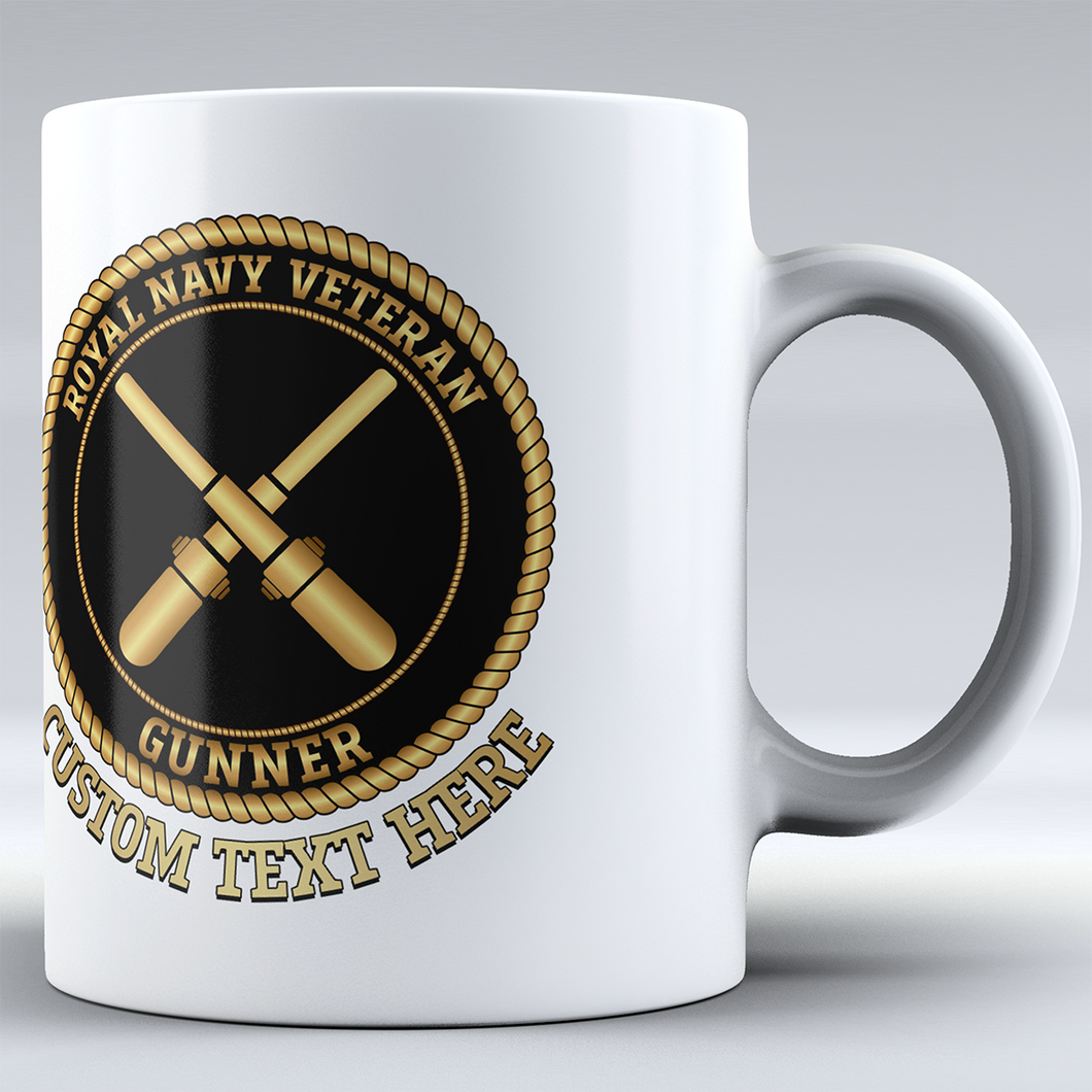 Royal Navy Veteran 'Gunner' - Personalised Mug