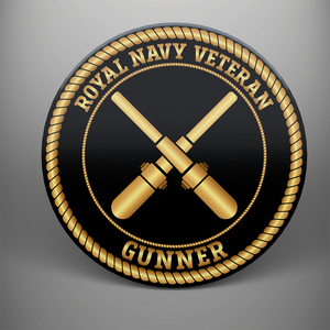 Royal Navy Veteran 'Gunner' Coaster Set