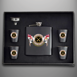 Elite of the Fleet 'Gunner' Hip Flask - Personalised