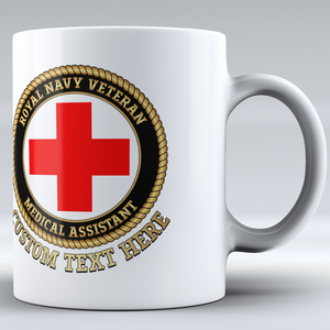 Royal Navy Veteran 'Medical Assistant' - Personalised Mug