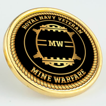 Load image into Gallery viewer, Royal Navy Veteran &#39;Mine Warfare&#39; Pin/Lapel Badge
