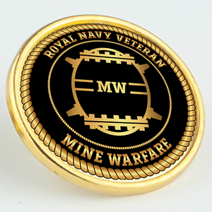 Royal Navy Veteran 'Mine Warfare' Pin/Lapel Badge