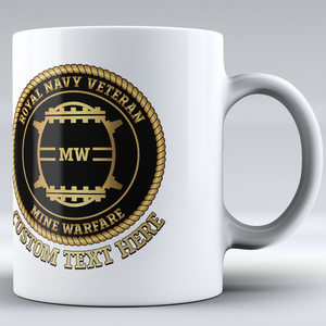 Royal Navy Veteran 'Mine Warfare' - Personalised Mug