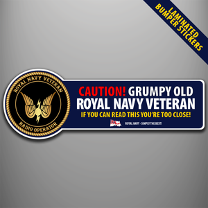 Royal Navy Veteran 'Radio Operator (G)' Laminated Bumper Stickers