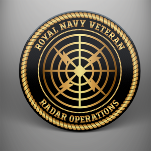 Royal Navy Veteran 'Radar Operations' Coaster Set