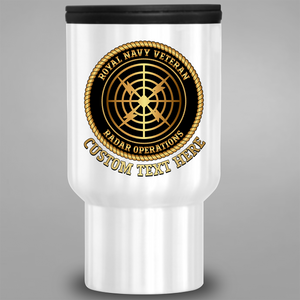 Royal Navy Veteran 'Radar Operations' - Personalised Travel Mug