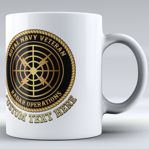 Royal Navy Veteran 'Radar Operations' - Personalised Mug