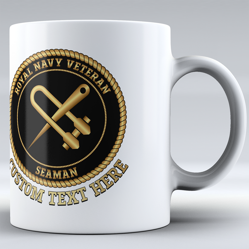 Royal Navy Veteran 'Seaman' - Personalised Mug