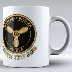 Royal Navy Veteran 'Stoker' - Personalised Mug