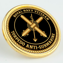 Load image into Gallery viewer, Royal Navy Veteran &#39;Torpedo Anti-Submarine&#39; Pin/Lapel Badge
