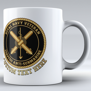 Royal Navy Veteran 'Torpedo Anti-Submarine' - Personalised Mug