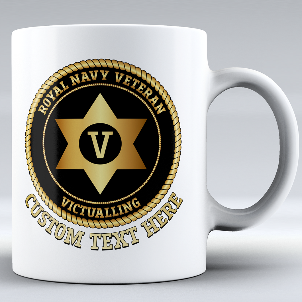 Royal Navy Veteran 'Victualling' - Personalised Mug