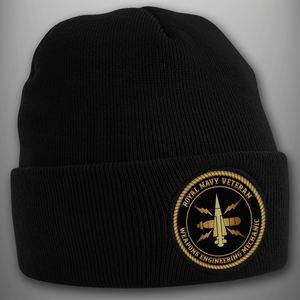 Royal Navy Veteran 'Weapons Engineering Mechanic' - Beanie Hat