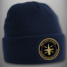 Load image into Gallery viewer, Royal Navy Veteran &#39;Weapons Engineering Mechanic&#39; - Beanie Hat
