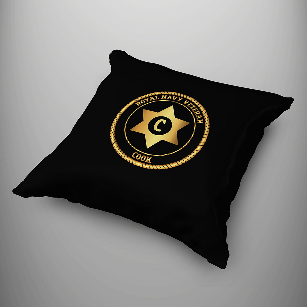 Royal Navy Veteran 'Cook'' Cushion Cover