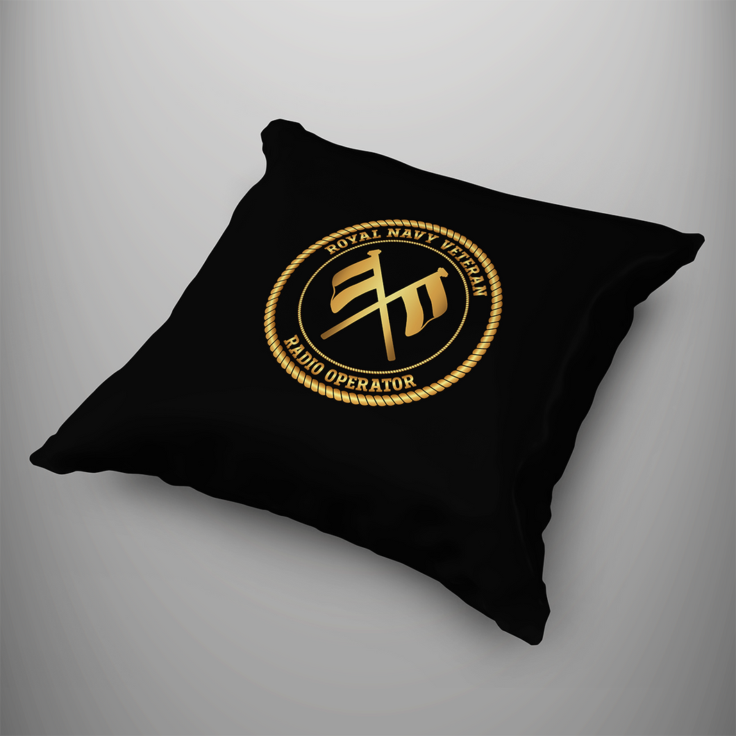 Royal Navy Veteran 'Radio Operator (T)' Cushion Cover