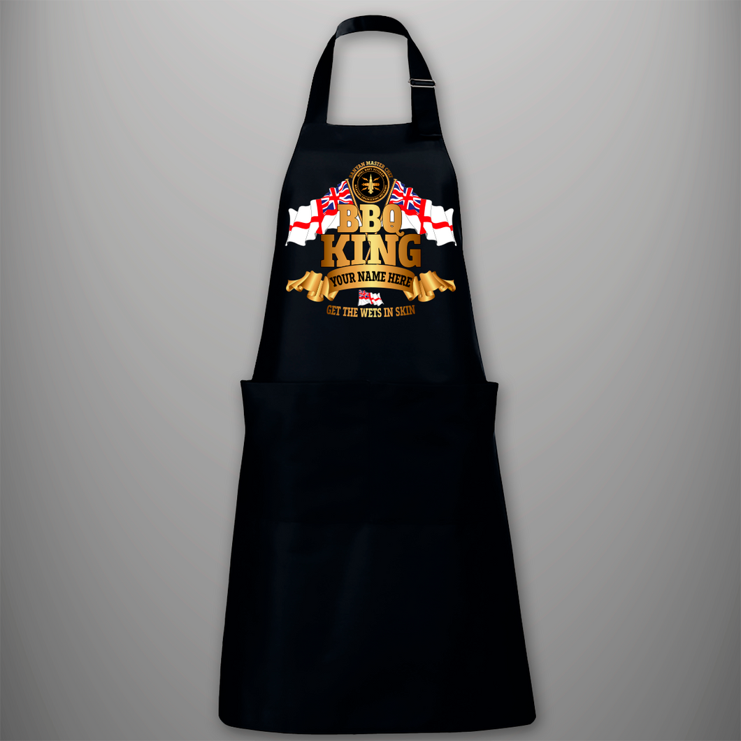 Royal Navy Veteran 'Weapons Engineering Mechanic' Personalised BBQ Apron