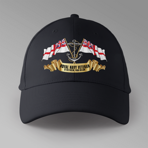 Royal Navy Veteran 'Ensigns' - Personalised Baseball Cap