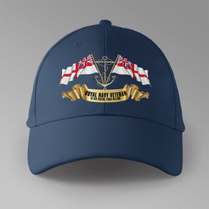 Royal Navy Veteran 'Ensigns' - Personalised Baseball Cap