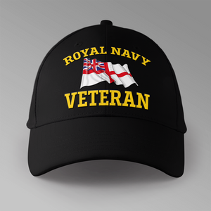 Royal Navy Veteran - Personalised Baseball Cap