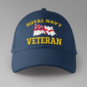 Royal Navy Veteran - Personalised Baseball Cap