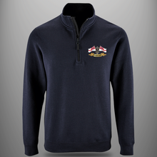 Load image into Gallery viewer, Royal Navy Veteran &#39;Ensigns&#39; Zip Neck Sweatshirt
