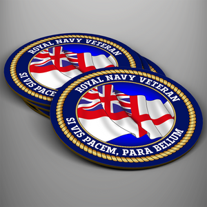 Royal Navy Veteran Coaster