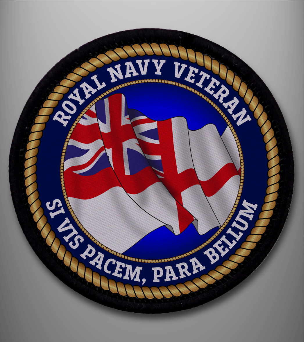 Royal Navy Veteran Sew on Badge