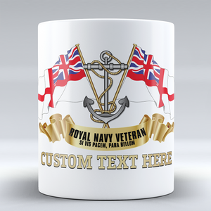 Royal Navy Veteran 1 - Personalised Mug