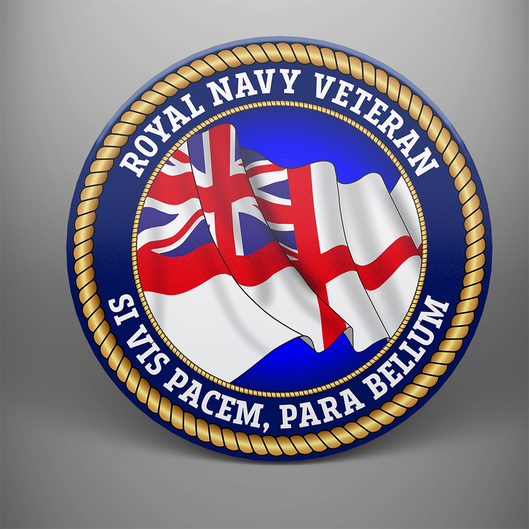 Royal Navy Veteran Coaster Set