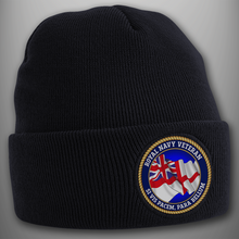 Load image into Gallery viewer, Royal Navy Veteran - Beanie Hat
