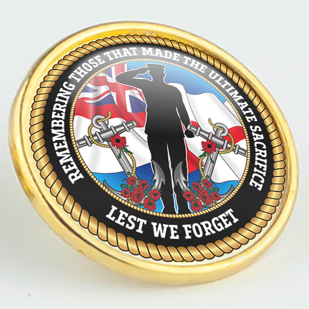 Royal Navy Remembrance Pin/Lapel Badge