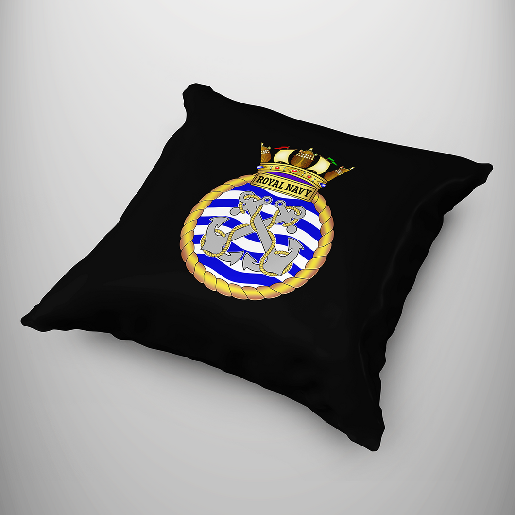 Royal Navy Veteran 'Crossed Anchors' Cushion Cover