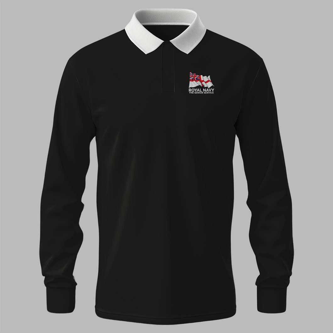 Royal Navy 'The Senior Service' Rugby Shirt