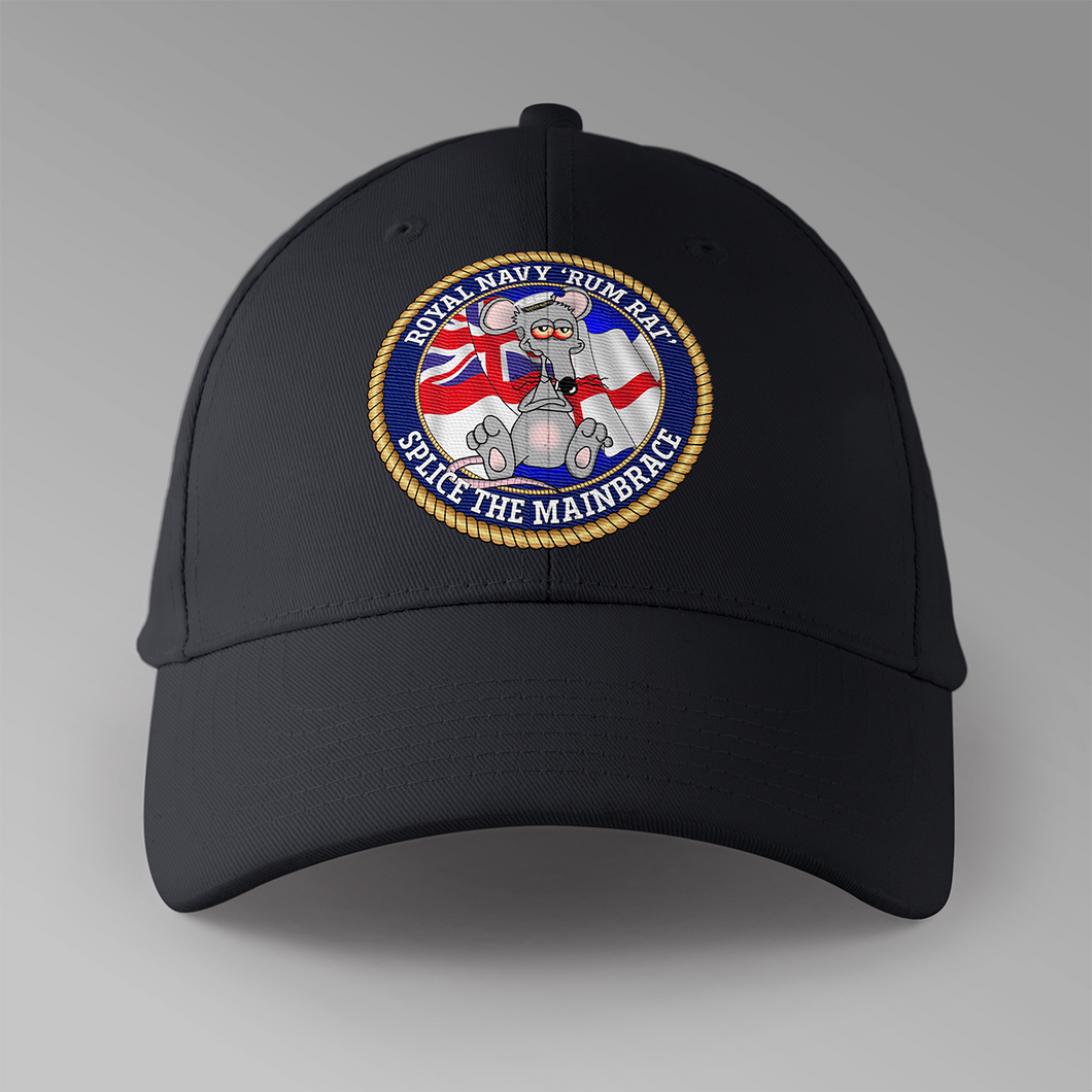 Royal Navy 'Rum Rat' - Personalised Baseball Cap