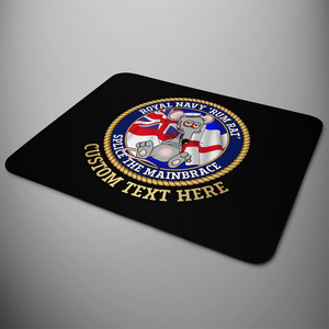 Royal Navy 'Rum Rat' Personalised Mouse Mat