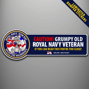 Royal Navy 'Rum Rat' Laminated Bumper Stickers